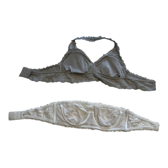 Aerie Strapless Lace Bra & Bralette Bundle - Size Medium - Picture 3 of 10
